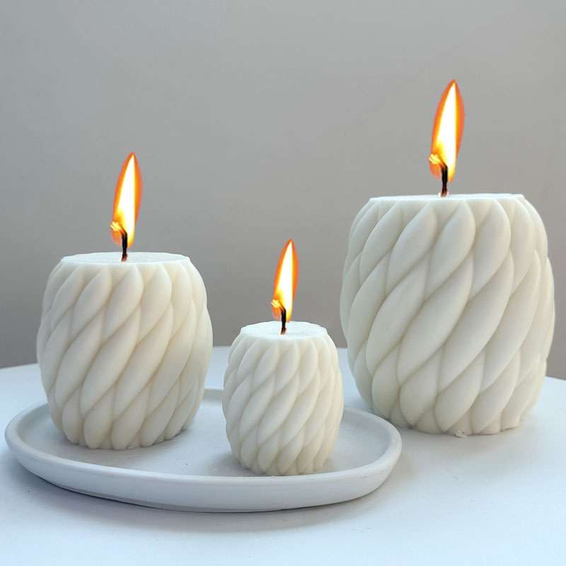 Candle Making Essentials - 3D Rotating Raindrops Silicone Candle Mold
