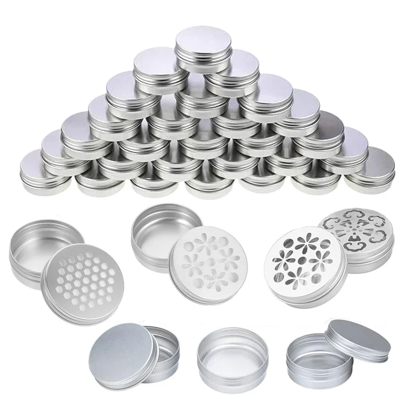 Candle Making Jug - 10Pcs Empty 5g-60g Round Aluminum Tin