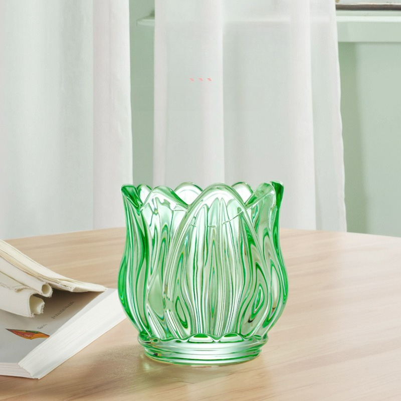 Glass Tulip Candle Cup, Atmosp - đánh giá và giá Candle Making Glass