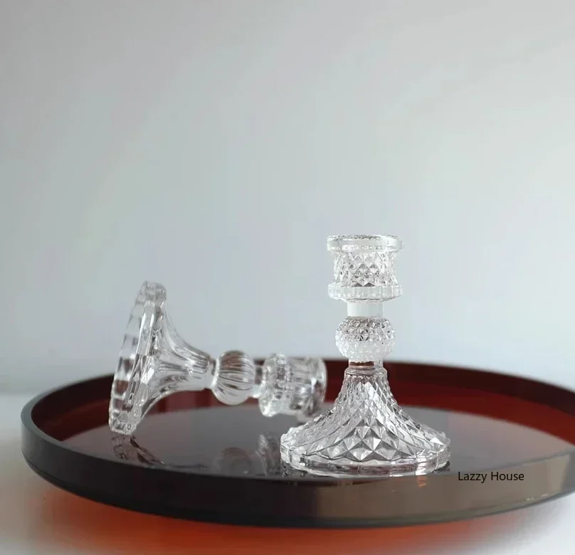 6pc Crystal Candle Holders Cen - đánh giá và giá Candle Making Glass