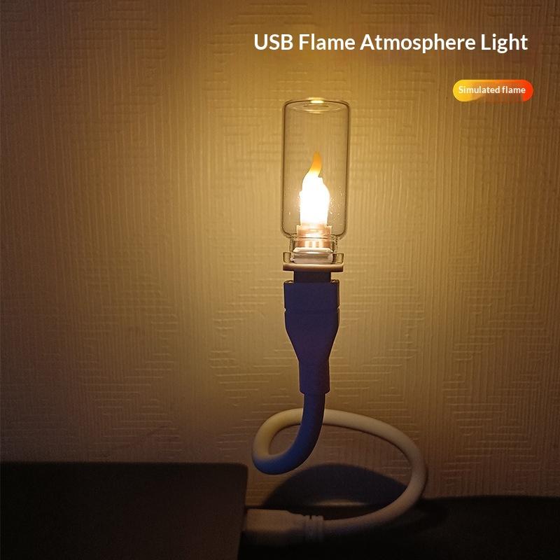 USB Flame Flickering LED Frost - đánh giá và giá Candle Making Glass