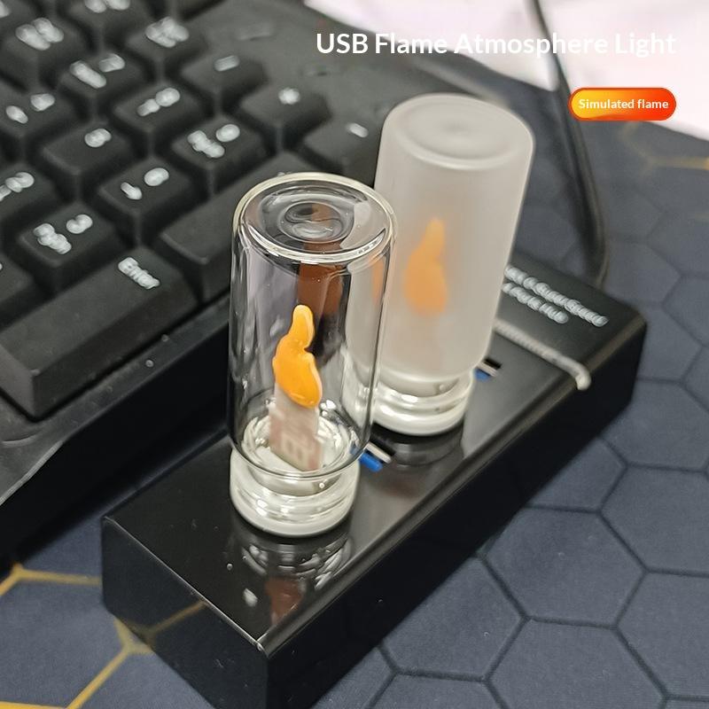 USB Flame Flickering LED Frost - đánh giá và giá Candle Making Glass