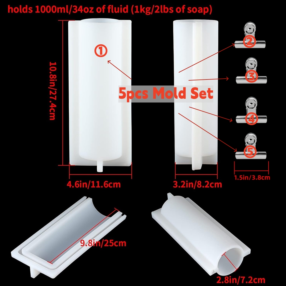 Big Cylinder Tube Soap Mold wi - đánh giá và giá Candle Making Youtube