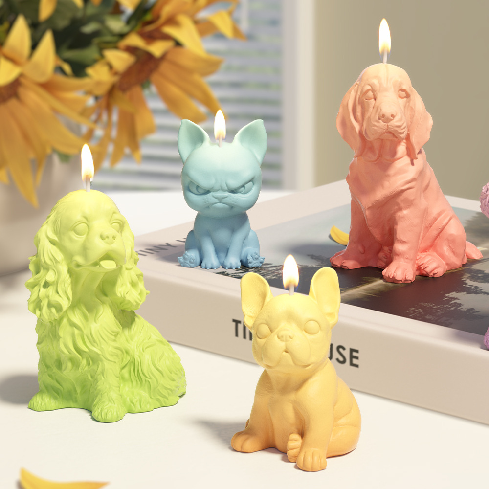 Sitting Labrador Puppy Silicon - đánh giá và giá Candle Making Essentials