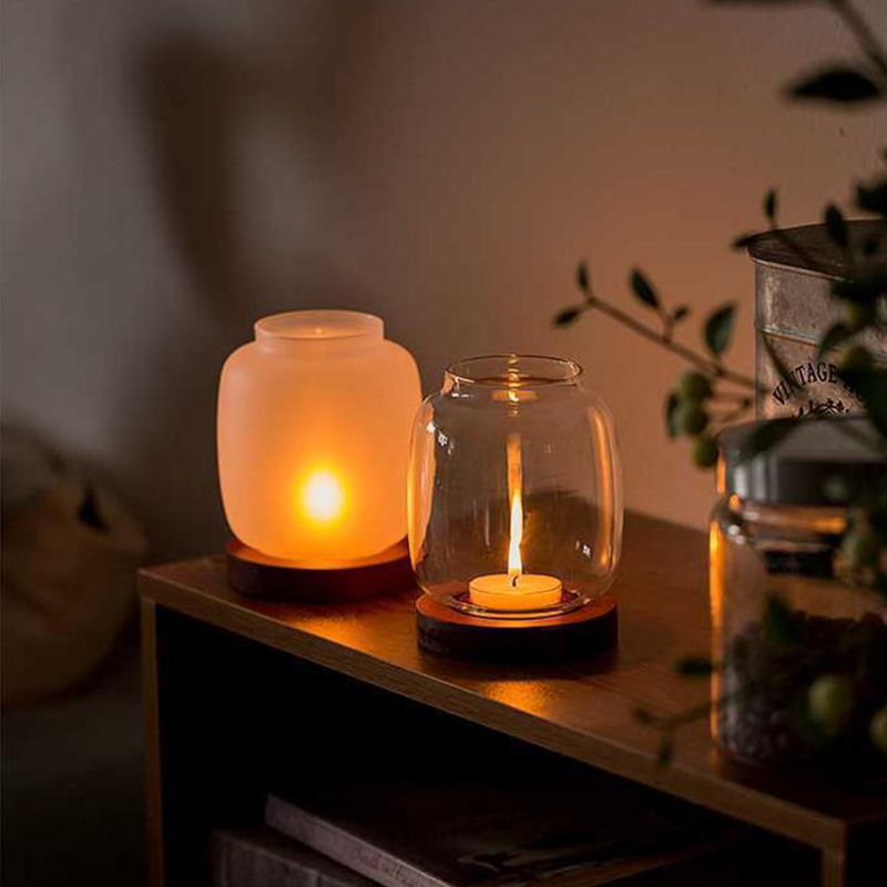Vintage Wooden Candle Holder W - đánh giá và giá Candle Making Glass