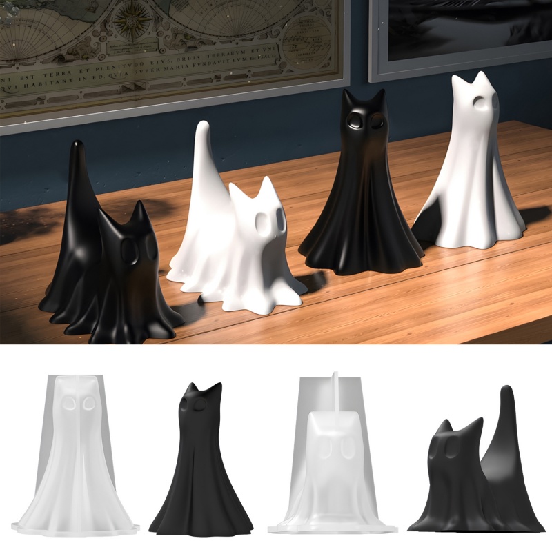 Ghost Cat Halloween Desktop Or - đánh giá và giá Candle Making Tools