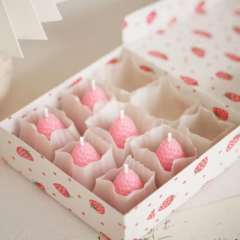Strawberry Silicone Candle Mol - đánh giá và giá Candle Making Tools