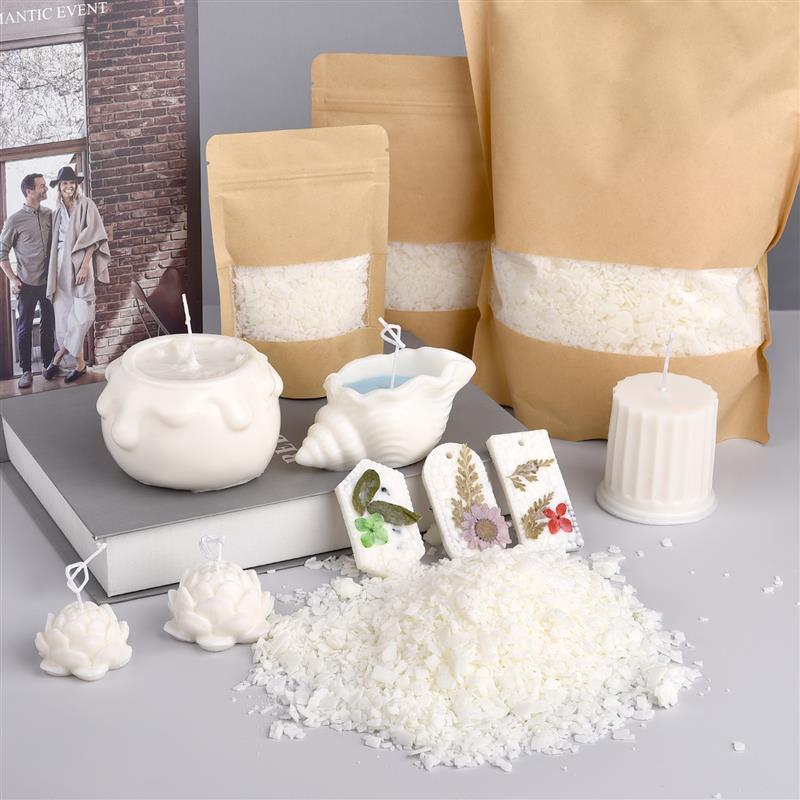 50-1000g Natural Pure Soy Wax  - đánh giá và giá Candle Making Essentials