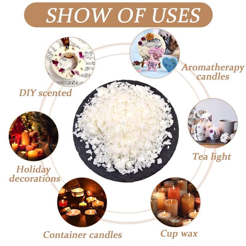 50-1000g Natural Pure Soy Wax  - đánh giá và giá Candle Making Essentials