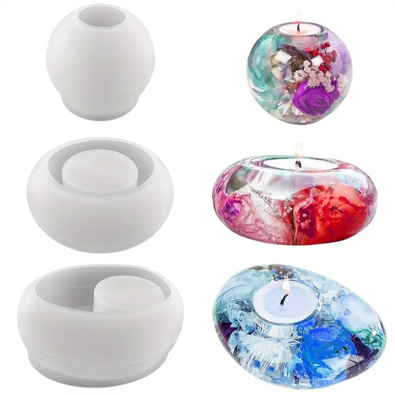 Tealight Candle Holder Resin S - đánh giá và giá Candle Making Tools