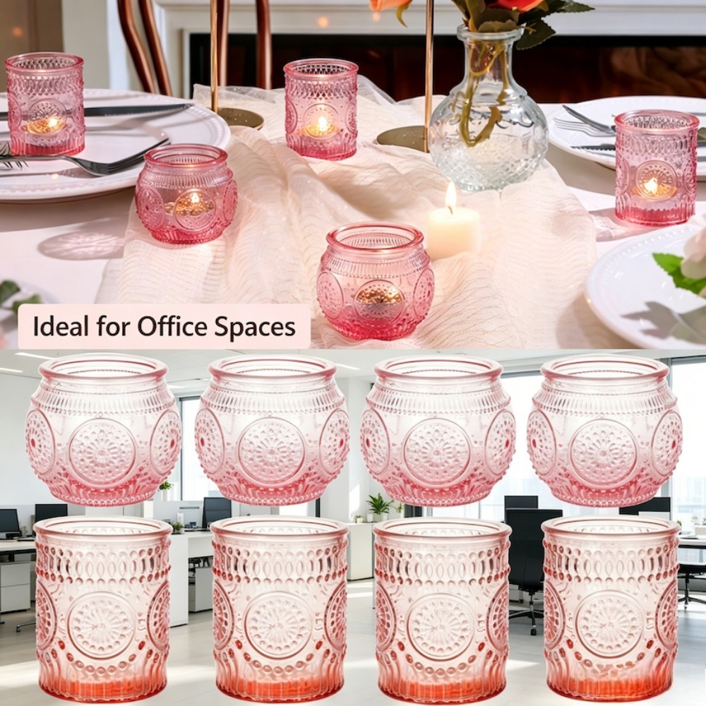 Vintage Embossed Glass Tealigh - đánh giá và giá Candle Making Glass