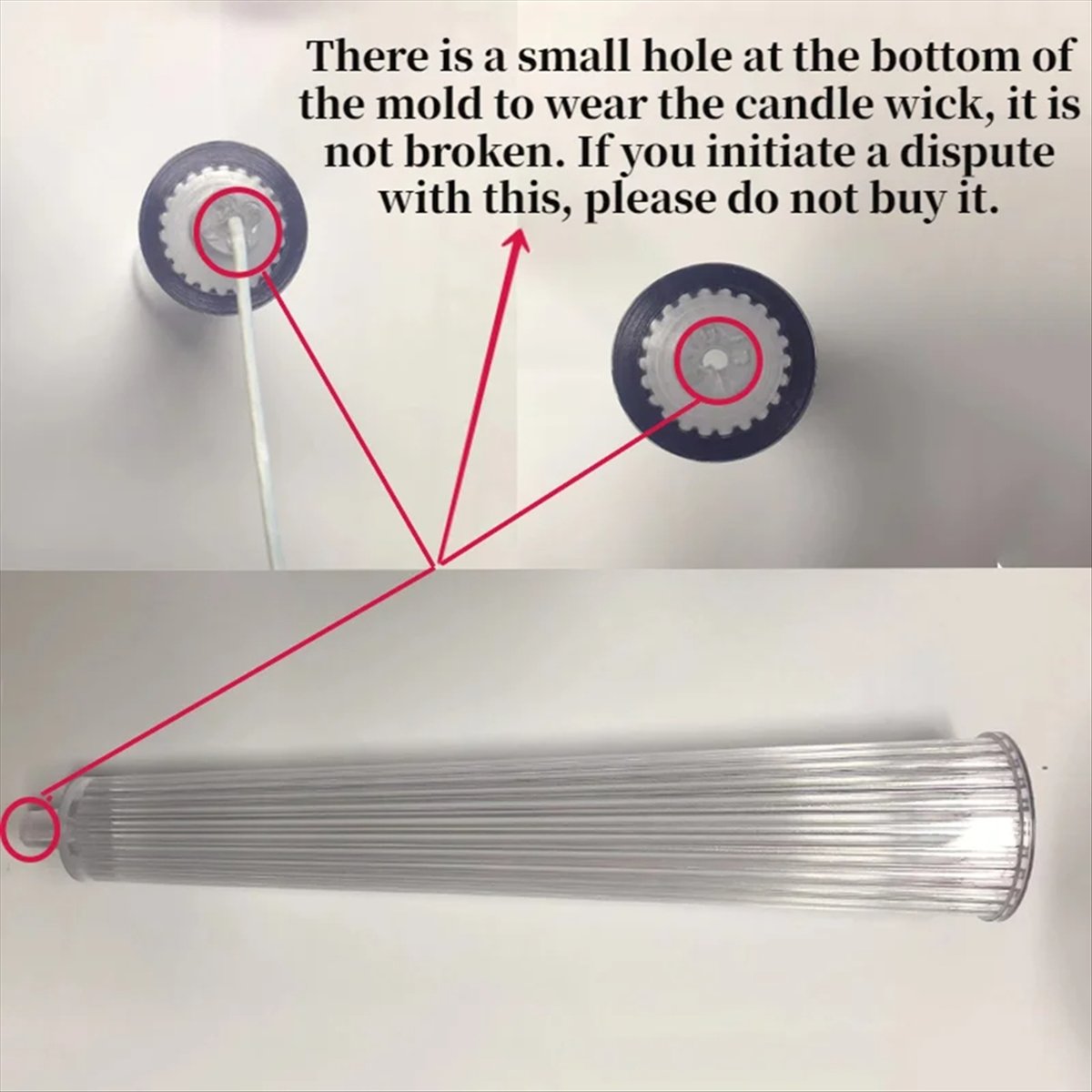 *ABAB Striped Long Pole Column - đánh giá và giá Candle Making Tools
