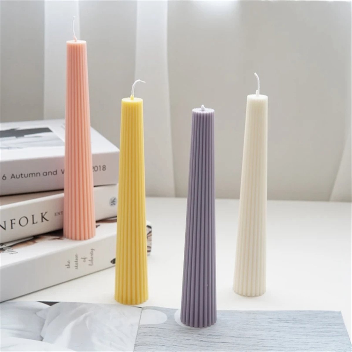 *ABAB Striped Long Pole Column - đánh giá và giá Candle Making Tools
