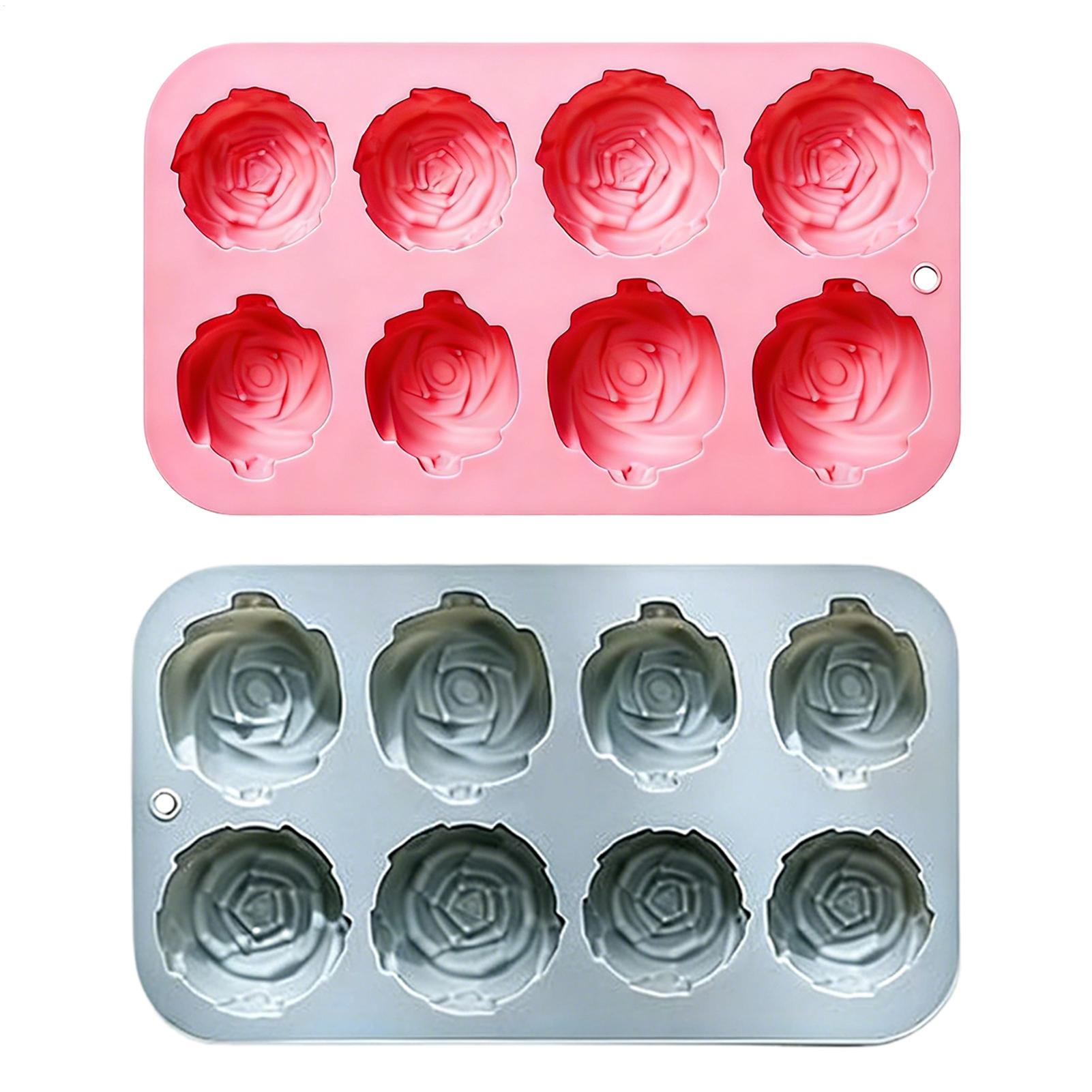 8 Holes Rose Flower Silicone M - đánh giá và giá Candle Making Tools