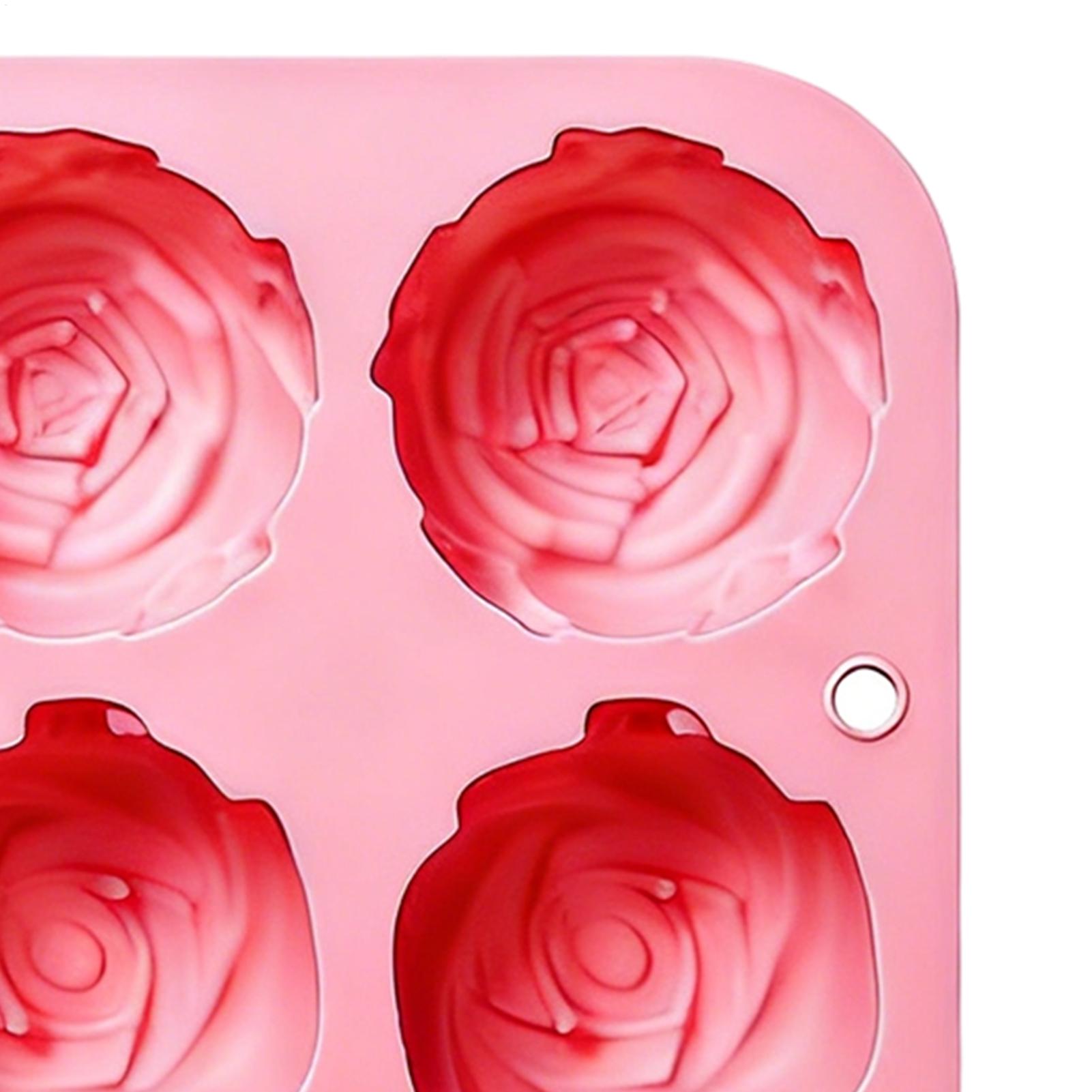8 Holes Rose Flower Silicone M - đánh giá và giá Candle Making Tools