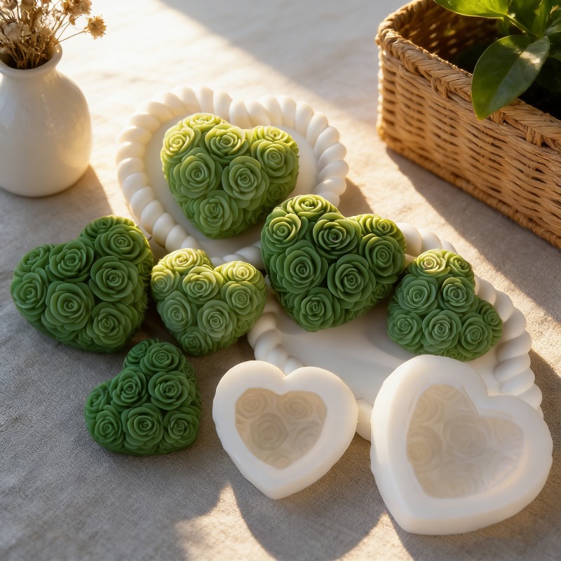 DIY Love Rose Flowers Valentin - đánh giá và giá Candle Making Uk