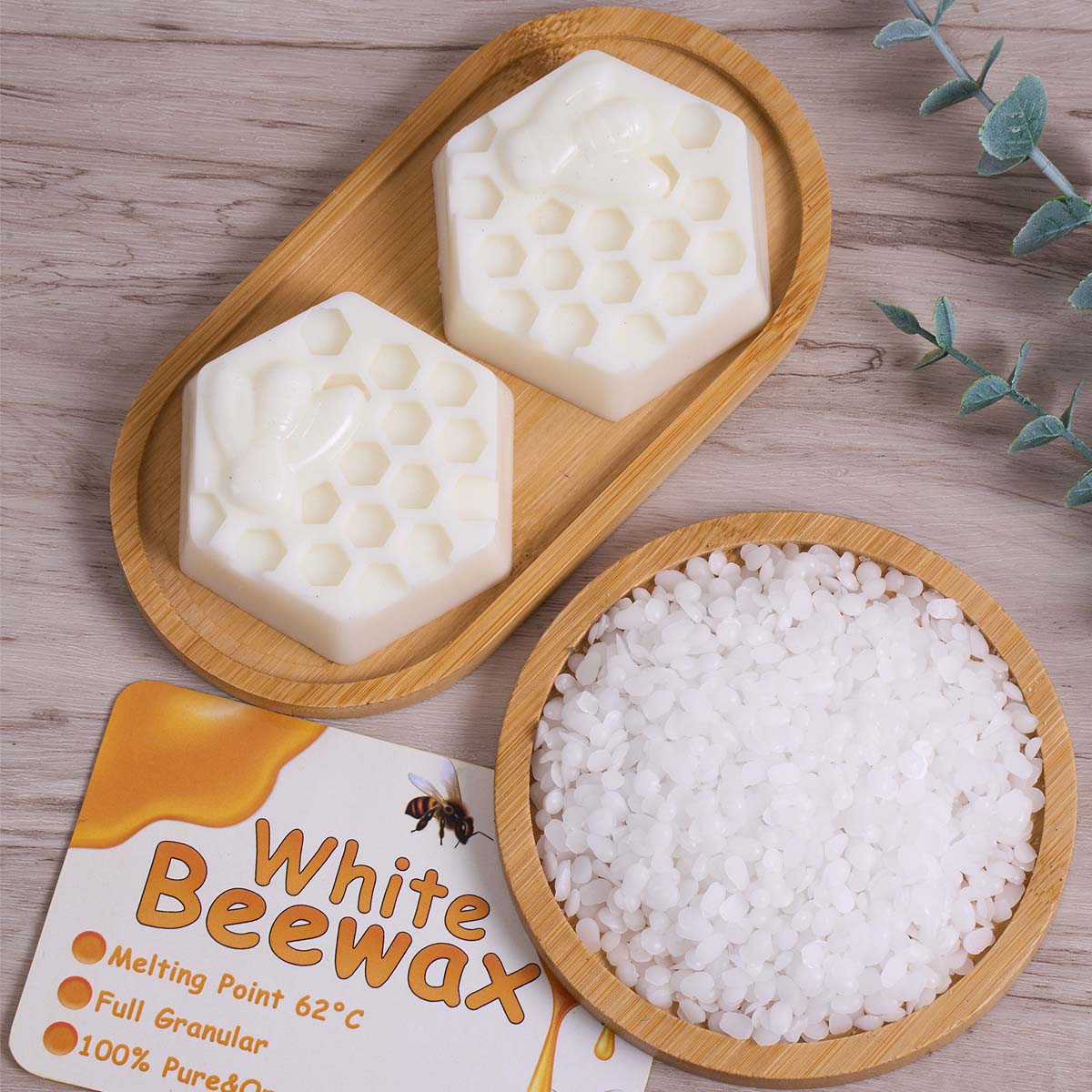 White Beeswax Pure Natural Gra - đánh giá và giá Candle Making Tools