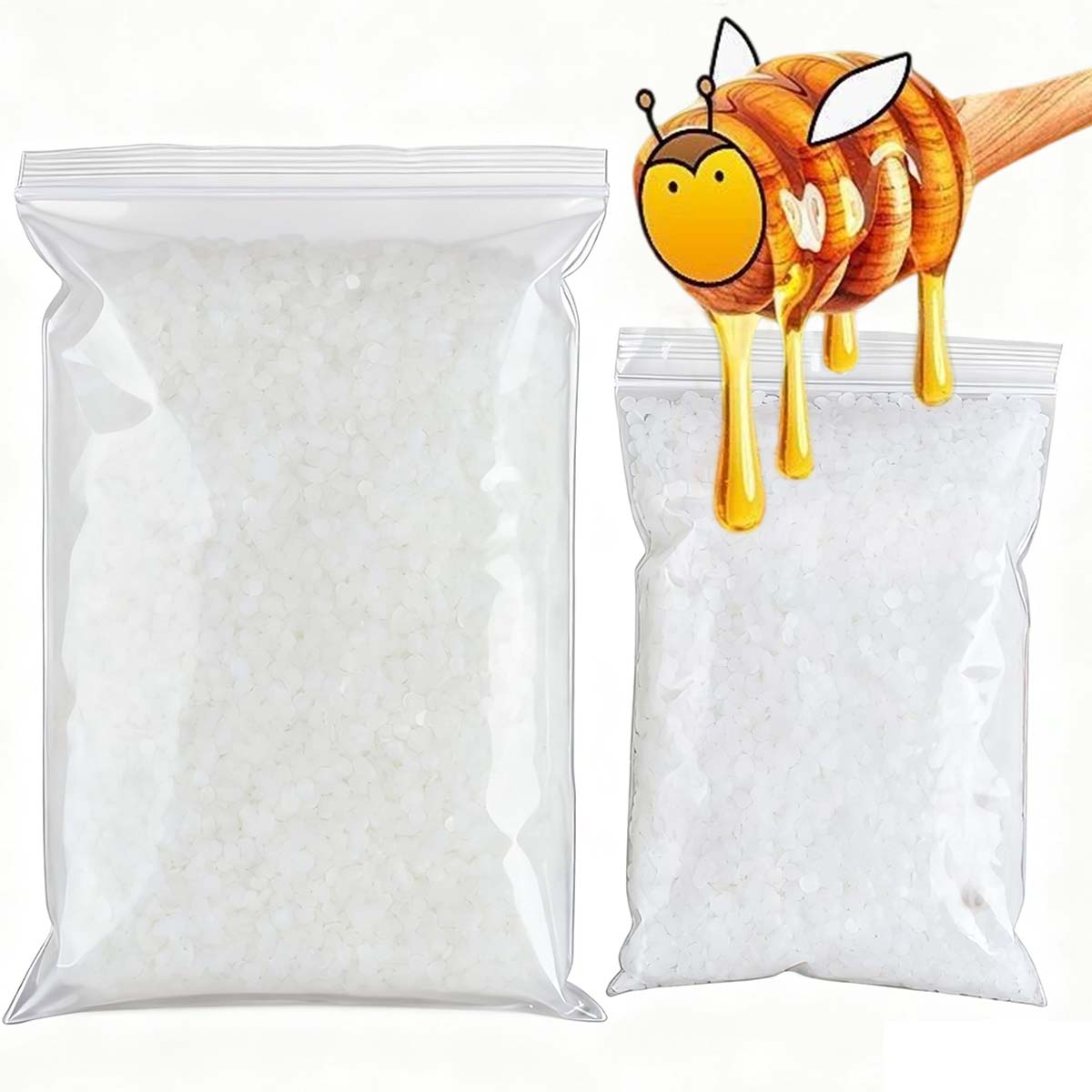 200g-1000g White Beeswax Pure  - đánh giá và giá Candle Making Essentials