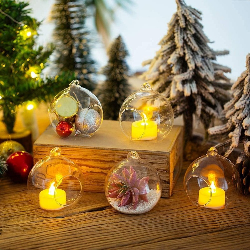 6/12Pcs Mini Hanging Glass Tea - đánh giá và giá Candle Making Glass