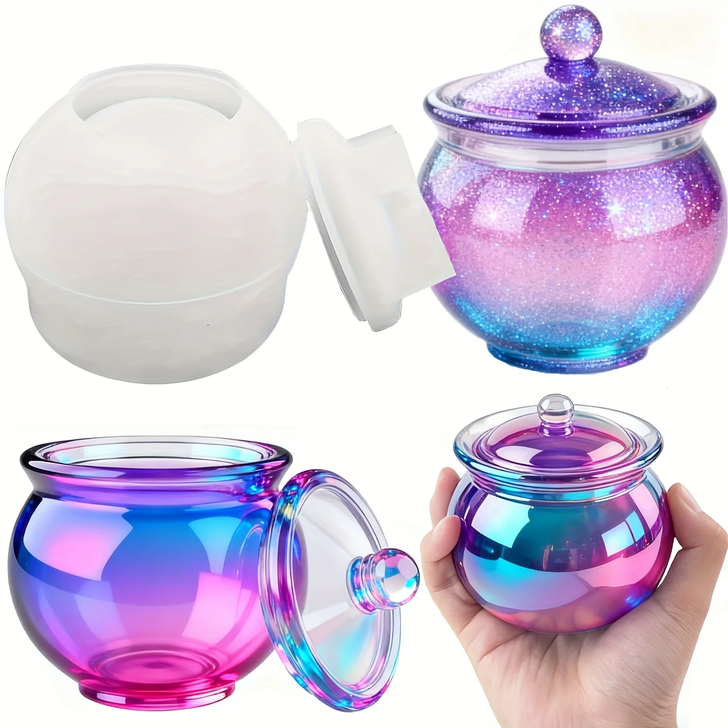 1 set of round resin can molds - đánh giá và giá Candle Making Jug