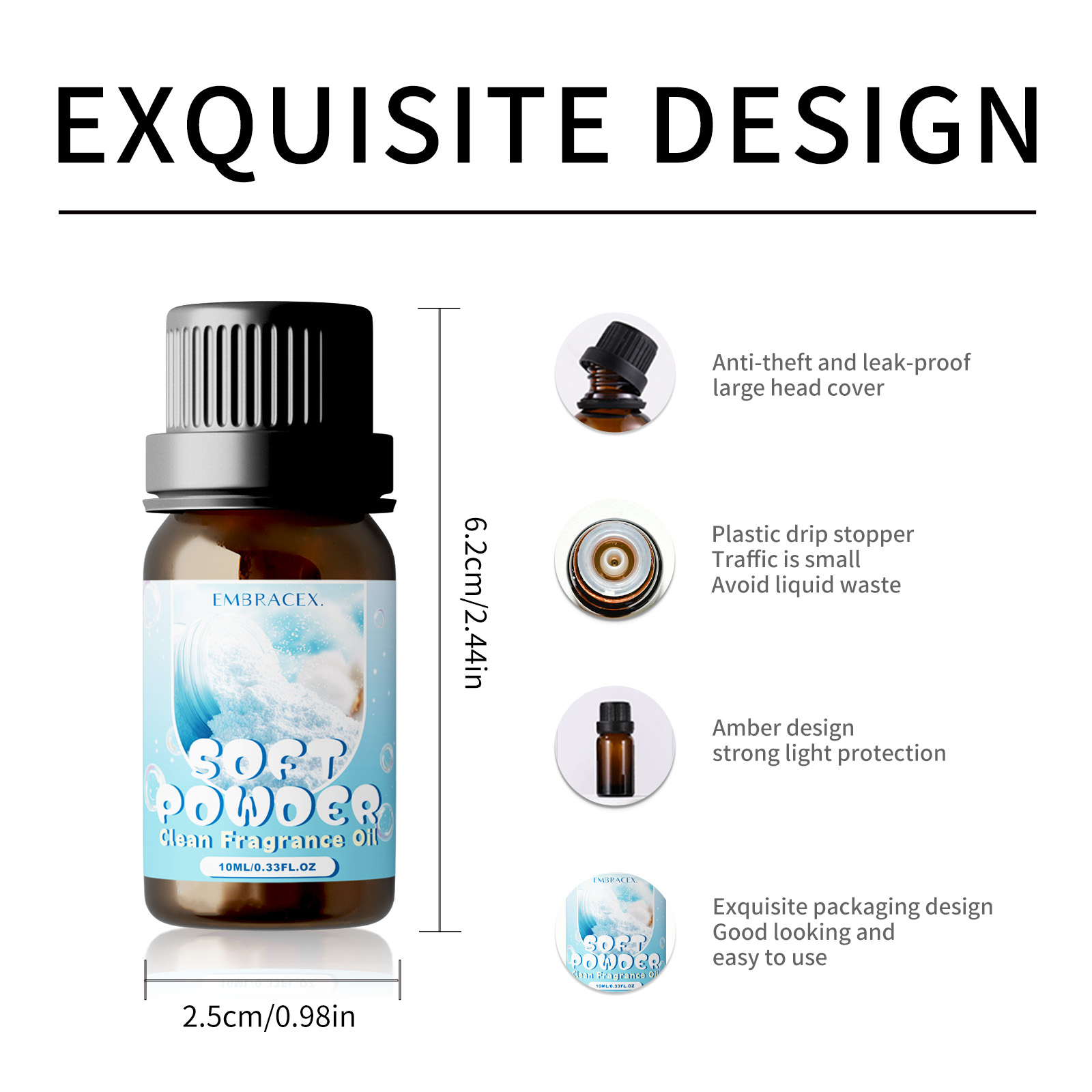10ml Soft Powder Essential Oil - đánh giá và giá Candle Making Essentials